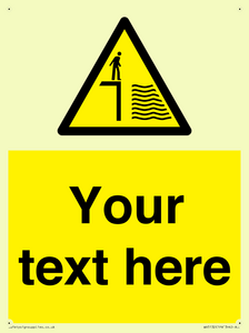 Custom Deep Water Sign